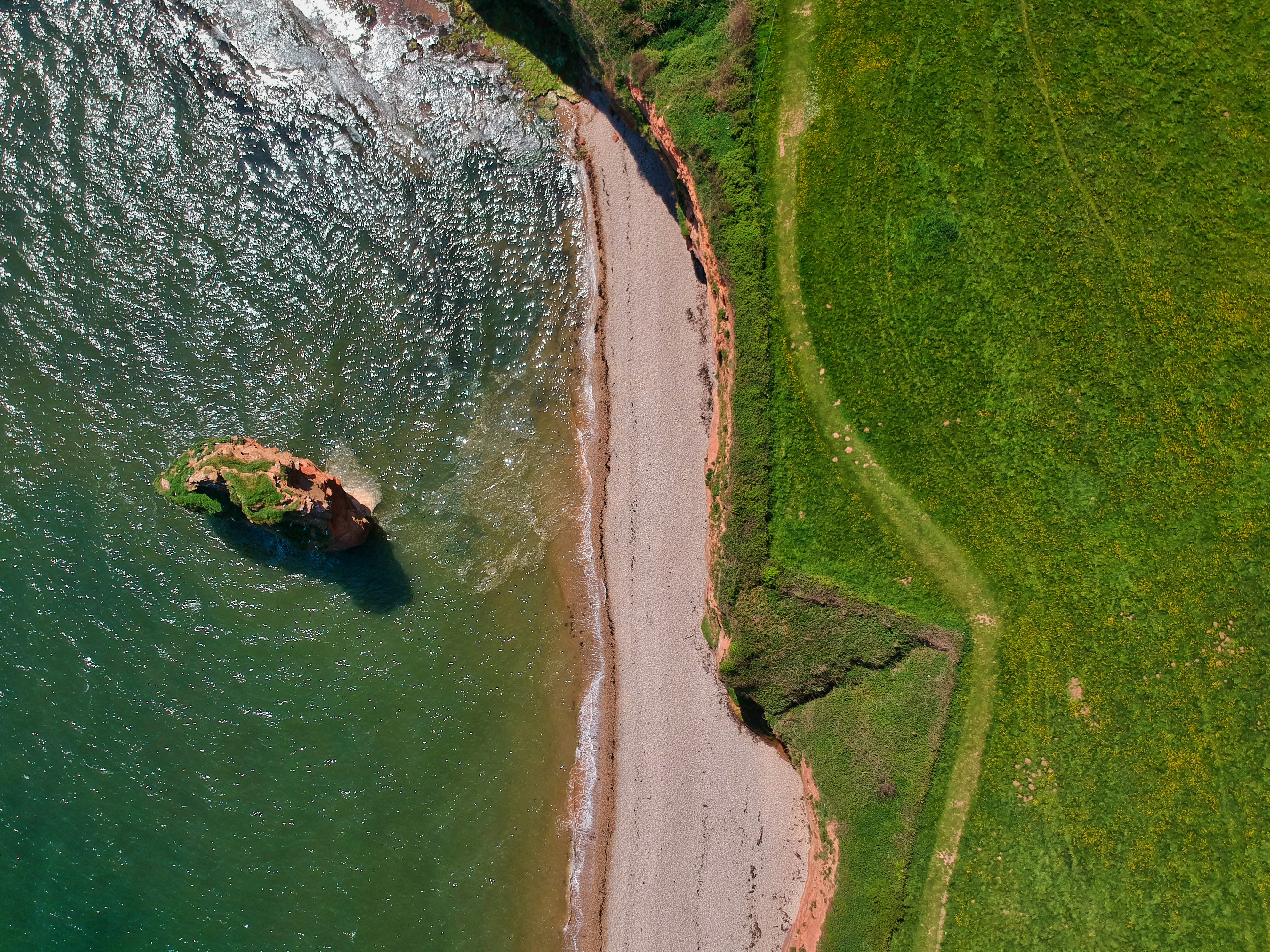 pathway near body of water